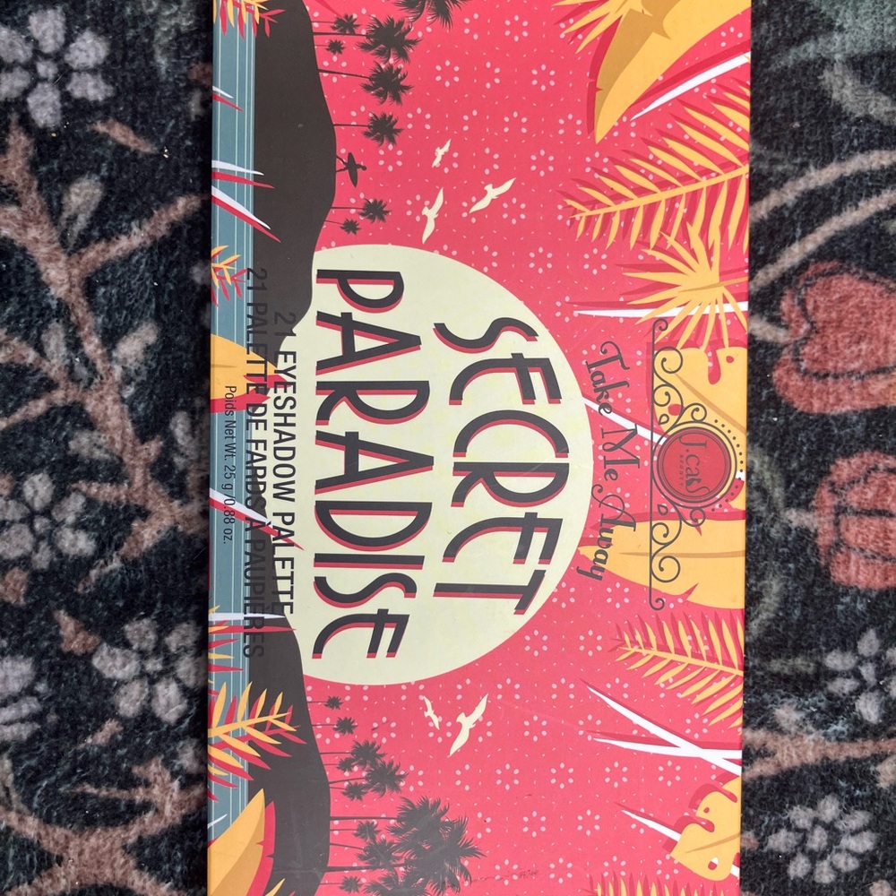 Secret Paradise Eyeshadow Palette - Tropical Pink & Yellow
